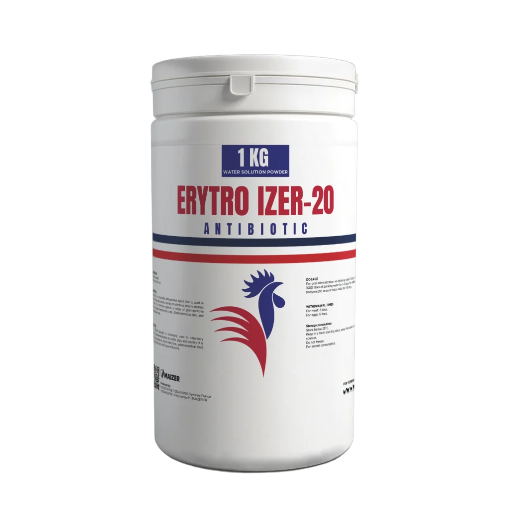 Erythromycin 20% water-soluble powder